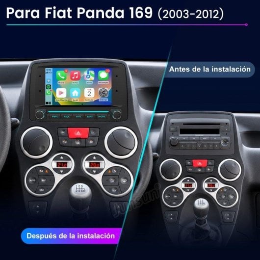 Autoradio JUNSUN 7 IPS 2+64GB Android 15 CarPlay Android Auto GPS