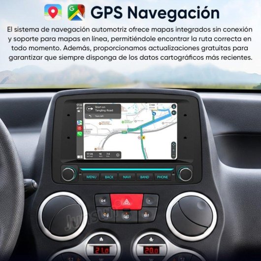 Autoradio JUNSUN 7 IPS 2+64GB Android 15 CarPlay Android Auto GPS