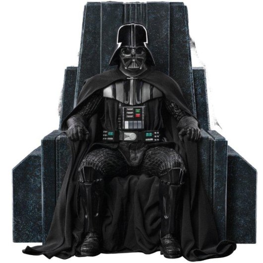 Statue Iron Studios Darth Vader On Throne Art Scale 1/10 Star Wars