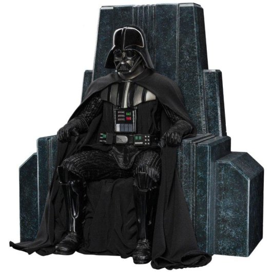 Statue Iron Studios Darth Vader On Throne Art Scale 1/10 Star Wars