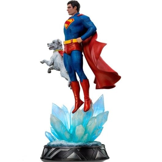 Figurine d'art Iron Studios Superman Legacy 1/10 Superman & Krypto