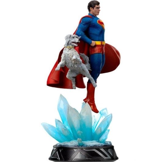 Figurine d'art Iron Studios Superman Legacy 1/10 Superman & Krypto