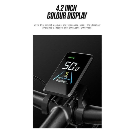 Vélo électrique Shengmilo S600Pro 2000W 48V 25Ah 45km/h Gris
