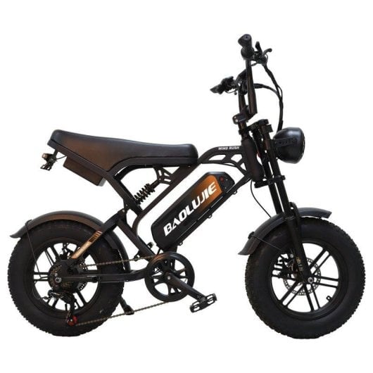 Bicicleta Eléctrica Baolujie F2 Motor 500 W 48 V 13 Ah Neumáticos 16" Velocidad 45 km/h