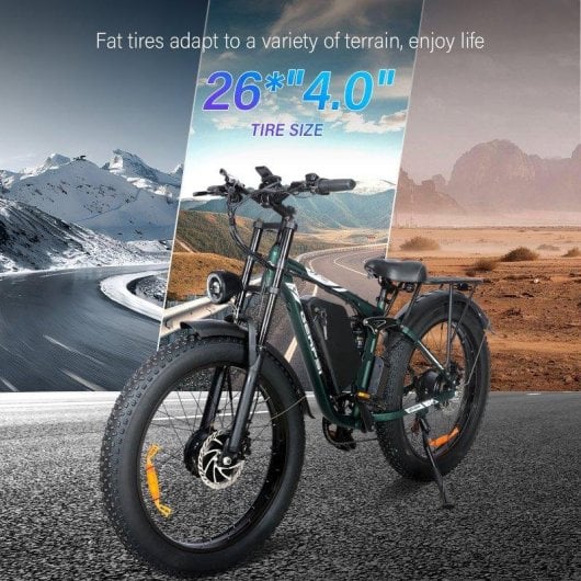Velo electrique Baolujie DP-2603 Double moteur 1500Wx2