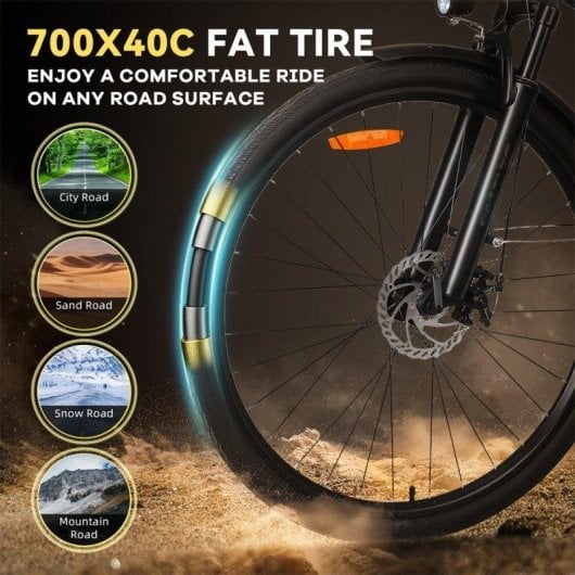 Bicicletta Elettrica Hedatx Paselec TX10 250W 48V 19,2Ah 7 velocita