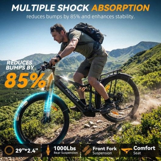 Velo electrique Hedatx TX19 48V 19,2Ah