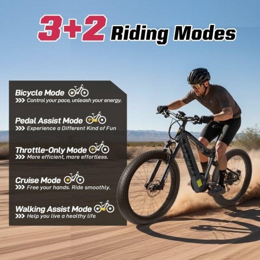 Vélo électrique Hedatx PASELEC GS9 Batterie 48V 16Ah
