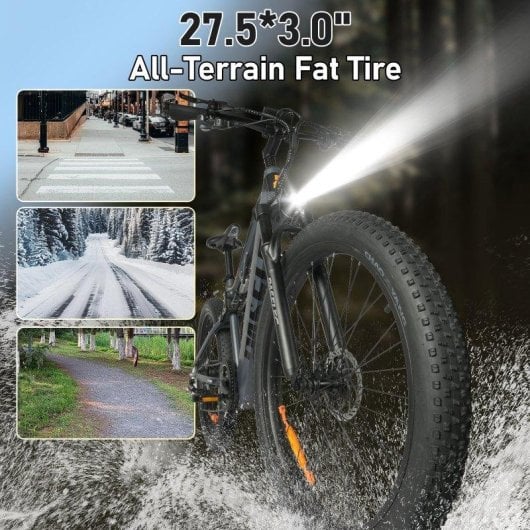 Vélo électrique Hedatx PASELEC GS9 Batterie 48V 16Ah