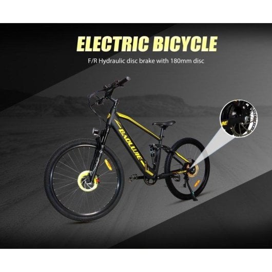 Bicicletta Elettrica Baolujie S9 750W Batteria 48V 14Ah 50km/h