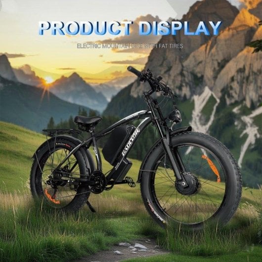 Elektrofahrrad Baolujie DP2602 – Doppelte Federung – 1500W