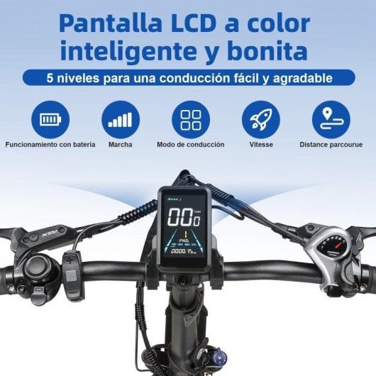 Vélo électrique TTGO F6 Boost 250W 48V 18Ah Pneus 20 pouces