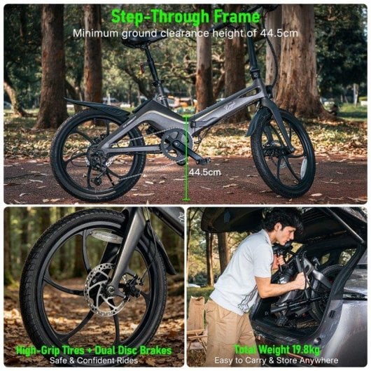 Velo electrique Onebot S9-eagle 250W Shimano 6 vitesses 20 pouces
