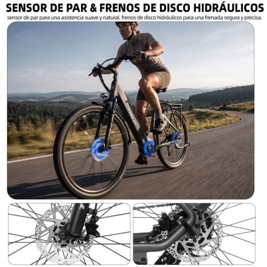 Vélo électrique TTGO C7SE 250W 36V18Ah 28 pouces 25 km/h