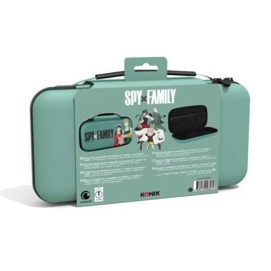 Custodia Messenger Konix Spy X Family per Nintendo Switch con 8 Slot Giochi