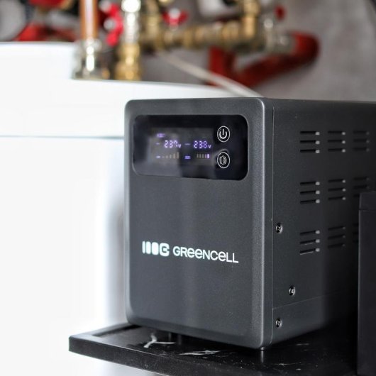 Sai Green Cell 1200 VA 12 V 10 Ah Hasta 30 min AVR LCD sinusoidal