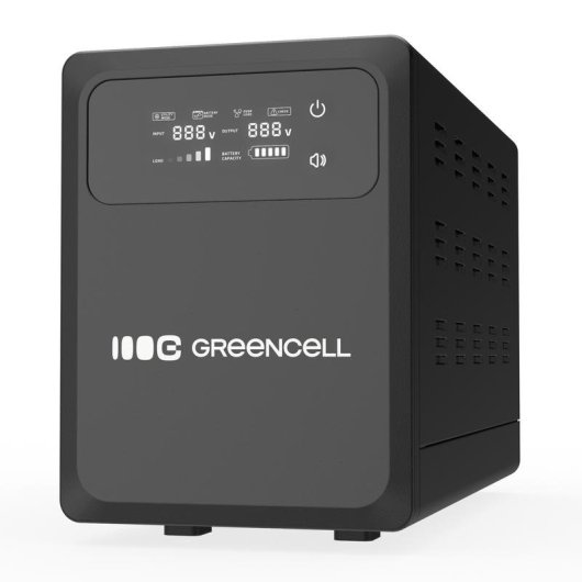 Sai Green Cell 1200 VA 12 V 10 Ah Hasta 30 min AVR LCD sinusoidal