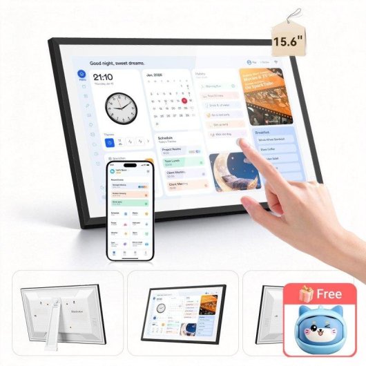 Calendrier familial numérique Blackview NEST 15 tactile 15,6" FHD+ WiFi 6 cadre photo