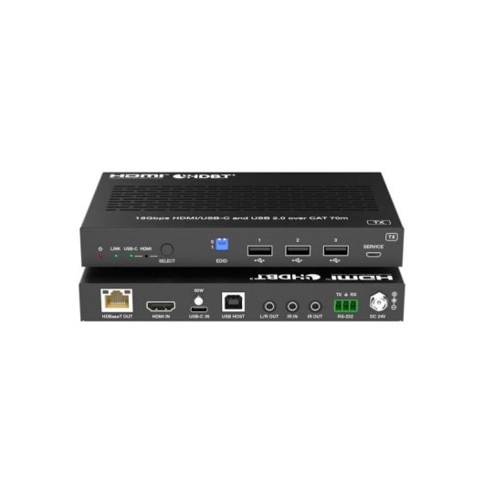 Extenseur HDMI Vivolink VLHUB121-EXT HDBaseT 4K 60Hz USB-C