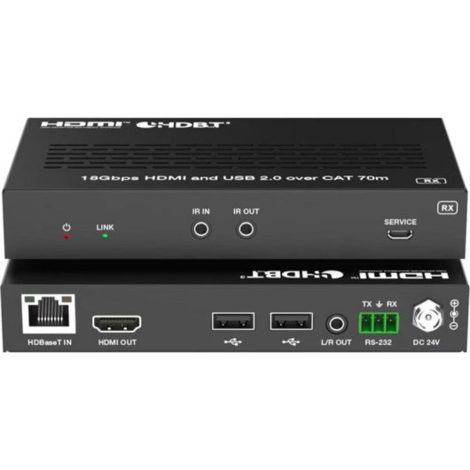 Extenseur HDMI Vivolink VLHUB121-EXT HDBaseT 4K 60Hz USB-C