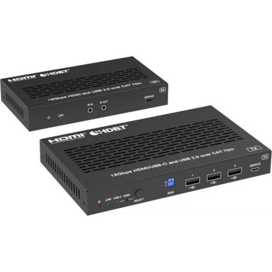 Extenseur HDMI Vivolink VLHUB121-EXT HDBaseT 4K 60Hz USB-C