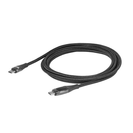 Cable USB-C Seguro Club 3D 240 W con Bloqueo de Datos y Medidor de Potencia 2 m