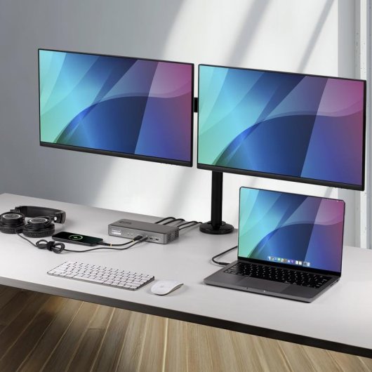 Dockingstation StarTech SmartDock USB-C 96 W für zwei 4K-Monitore