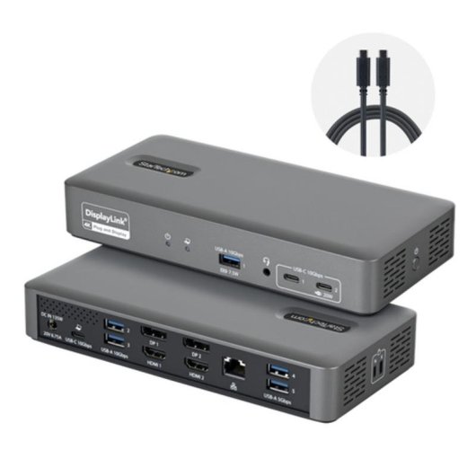 Dockingstation StarTech SmartDock USB-C 96 W für zwei 4K-Monitore