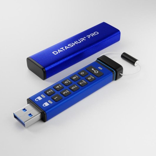 Memoria USB iStorage datAshur Pro 64 GB USB 3.2 azul