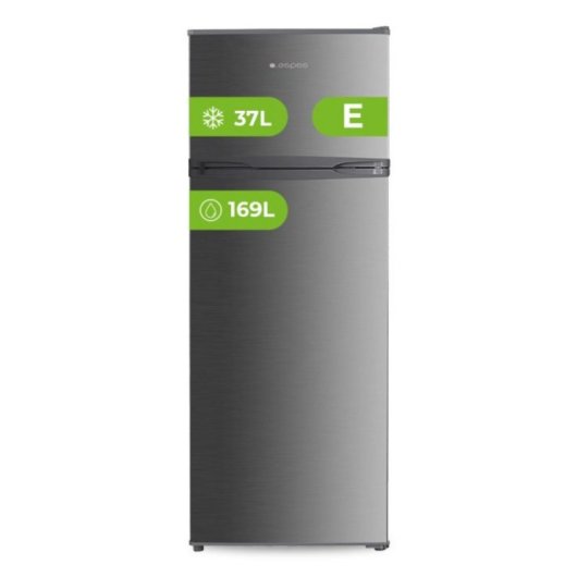 Frigorífico Dos Puertas Aspes AF145503EX Defrost 143 cm 206 L E Inox