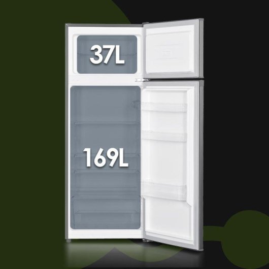 Frigorífico Dos Puertas Aspes AF145503EX Defrost 143 cm 206 L E Inox