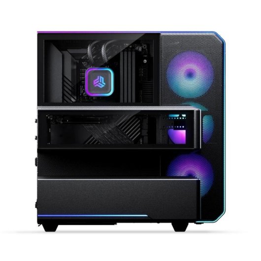 Boîtier PC Phanteks EX5 Plus Noir Midi Tower ARGB Verre Trempé