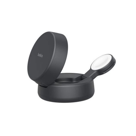 Cargador Inalámbrico Belkin UltraCharge Pro Qi2 25 W 2 en 1 MagSafe Gris Oscuro