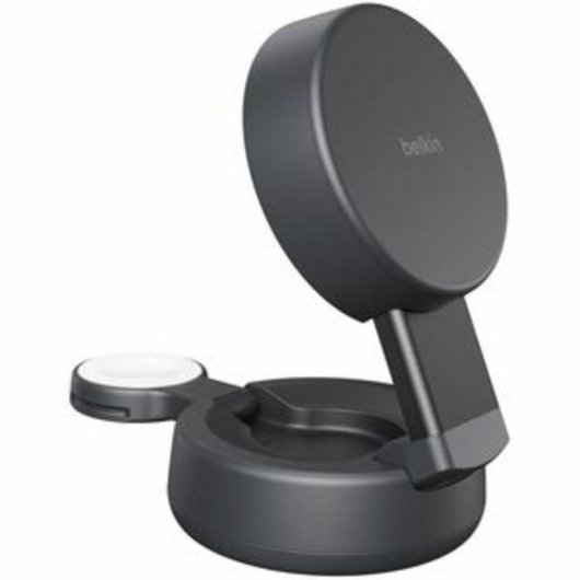 Cargador Inalámbrico Belkin UltraCharge Pro Qi2 25 W 2 en 1 MagSafe Gris Oscuro