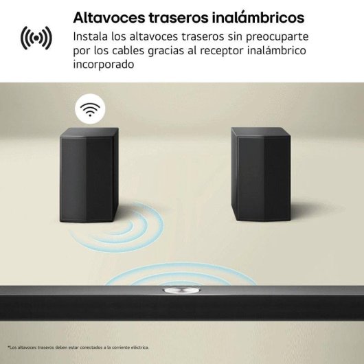 Barra de sonido LG S70TR 5.1.1 500 W Bluetooth Dolby Atmos negra
