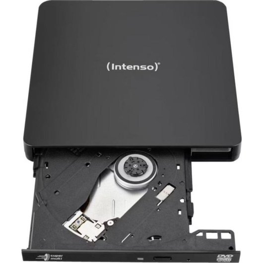 Unidad Externa CD/DVD Intenso EOD 400D Slim 24x USB-C USB-A