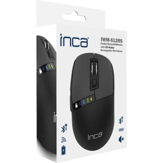 Inca IWM-512R Maus Bluetooth 5.0 1600 DPI