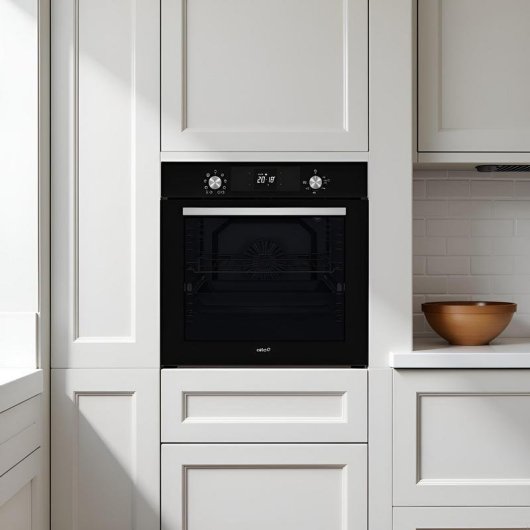 Einbaubackofen CATA MDS 8008 BK 80L 59,5cm A Umluft Schwarz