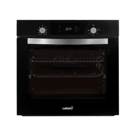 Einbaubackofen CATA MDS 8008 BK 80L 59,5cm A Umluft Schwarz