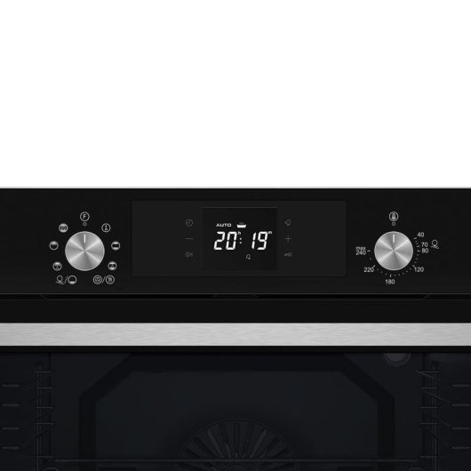 Einbaubackofen CATA MDS 8008 BK 80L 59,5cm A Umluft Schwarz