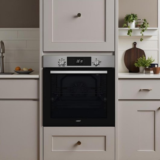 Einbaubackofen CATA MDS 8008 BK 80L 59,5cm A Umluft Schwarz