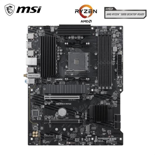 Motherboard MSI PRO B550-S WIFI6E AMD B550 Socket AM4 DDR4 ATX WiFi 6E PCIe 4.0