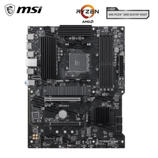 Placa base MSI PRO B550-S AMD B550 AM4 DDR4 ATX PCIe 4.0