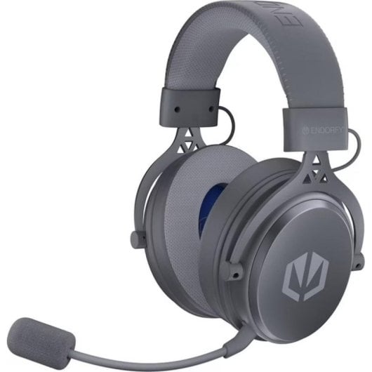 Endorfy VIRO Wireless Bluetooth Kopfhörer mit Geräuschunterdrückung, Mikrofon, grau