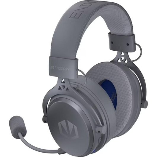 Endorfy VIRO Wireless Bluetooth Kopfhörer mit Geräuschunterdrückung, Mikrofon, grau
