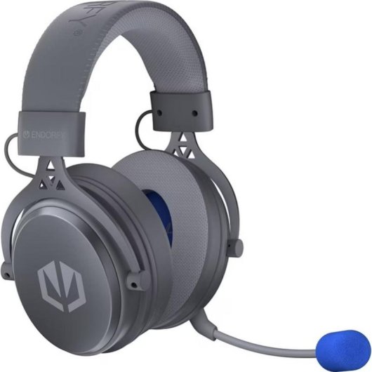 Endorfy VIRO Wireless Bluetooth Kopfhörer mit Geräuschunterdrückung, Mikrofon, grau
