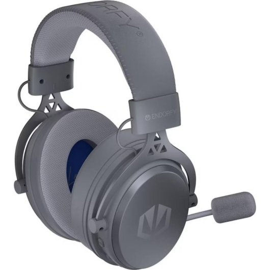 Endorfy VIRO Wireless Bluetooth Kopfhörer mit Geräuschunterdrückung, Mikrofon, grau