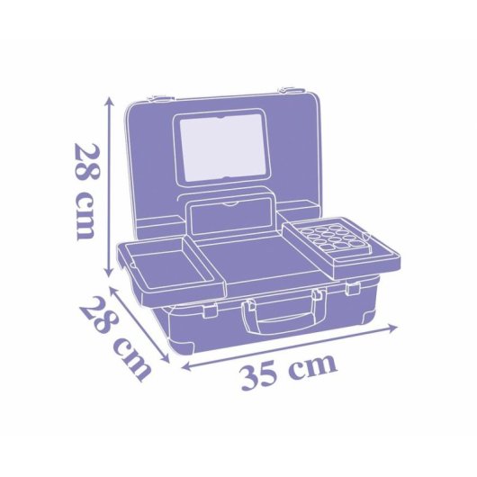 Set trucco giocattolo Smoby Frozen Beauty Vanity 13 accessori