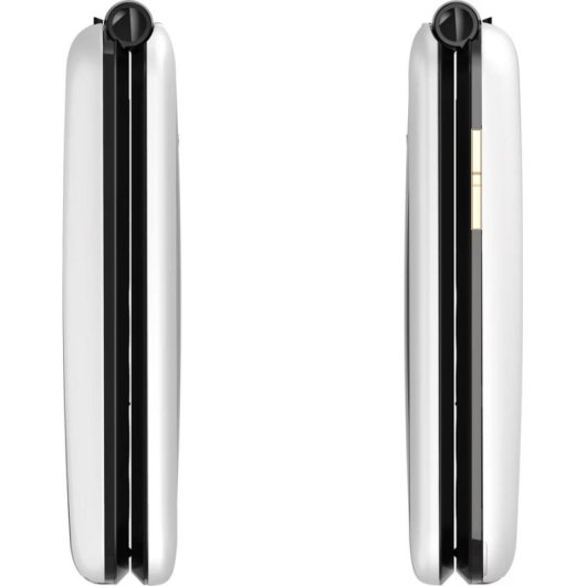 Gigaset GL795 4G 2,8" pliable avec touche SOS et base de charge noir et blanc