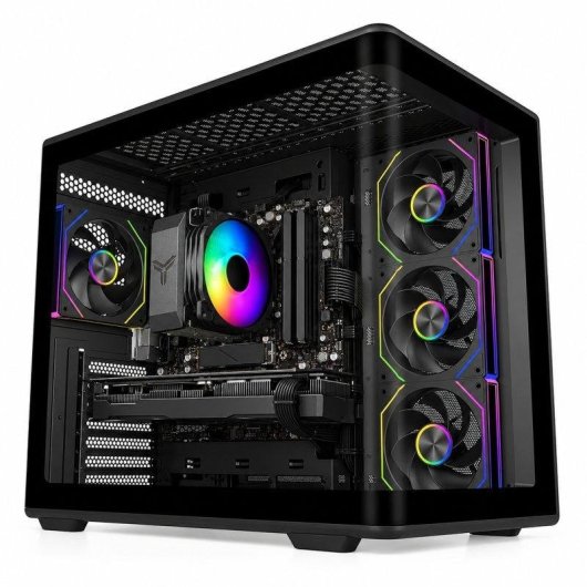 PC de bureau DECLICINFO AMD Ryzen 5 7500X3D 16 Go RAM RTX 5070 500 Go SSD Windows 11 Pro Wi-Fi 6E